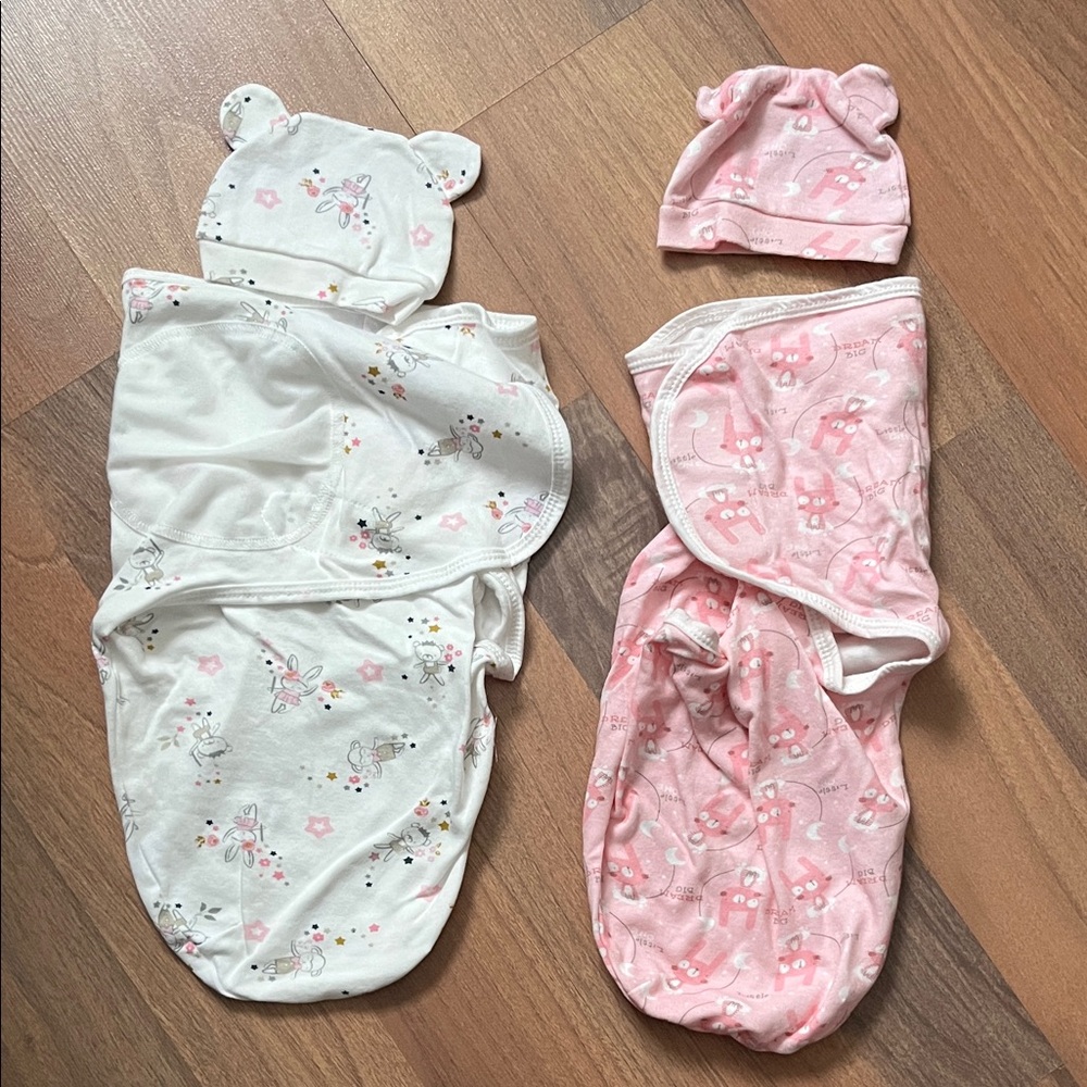 Newborn baby swaddles